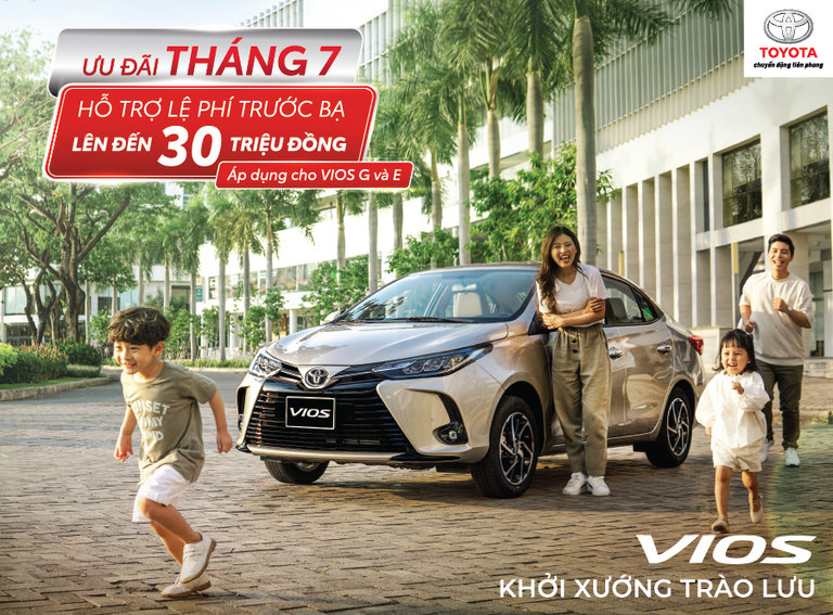[VIOS]_Toyota Việt Nam cùng hệ thống đại lý triển khai chương trình ưu đãi lên đến 30 triệu đồng cho Vios