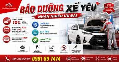 THÁNG 7 BẢO DƯỠNG XẾ YÊU - NHẬN NHIỀU ƯU ĐÃI