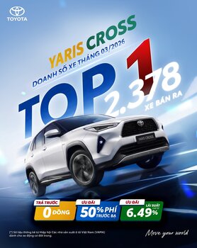 TOP 1 DOANH SỐ THÁNG 3 GỌI TÊN YARIS CROSS