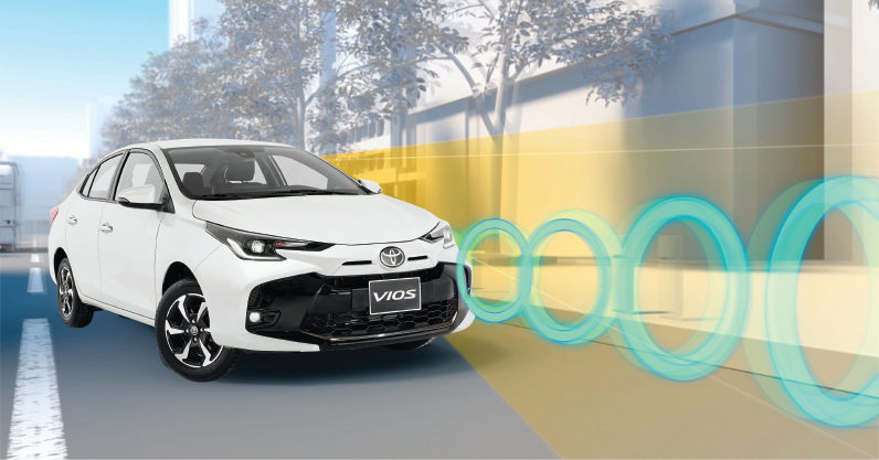 VIOS 1.5G-CVT -  - Hệ thống cảnh báo tiền va chạm (PCS)