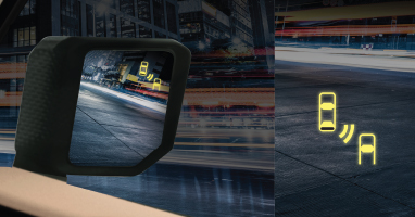 WIGO G -  - Hệ thống cảnh báo điểm mù (BSM) của Toyota Wigo G