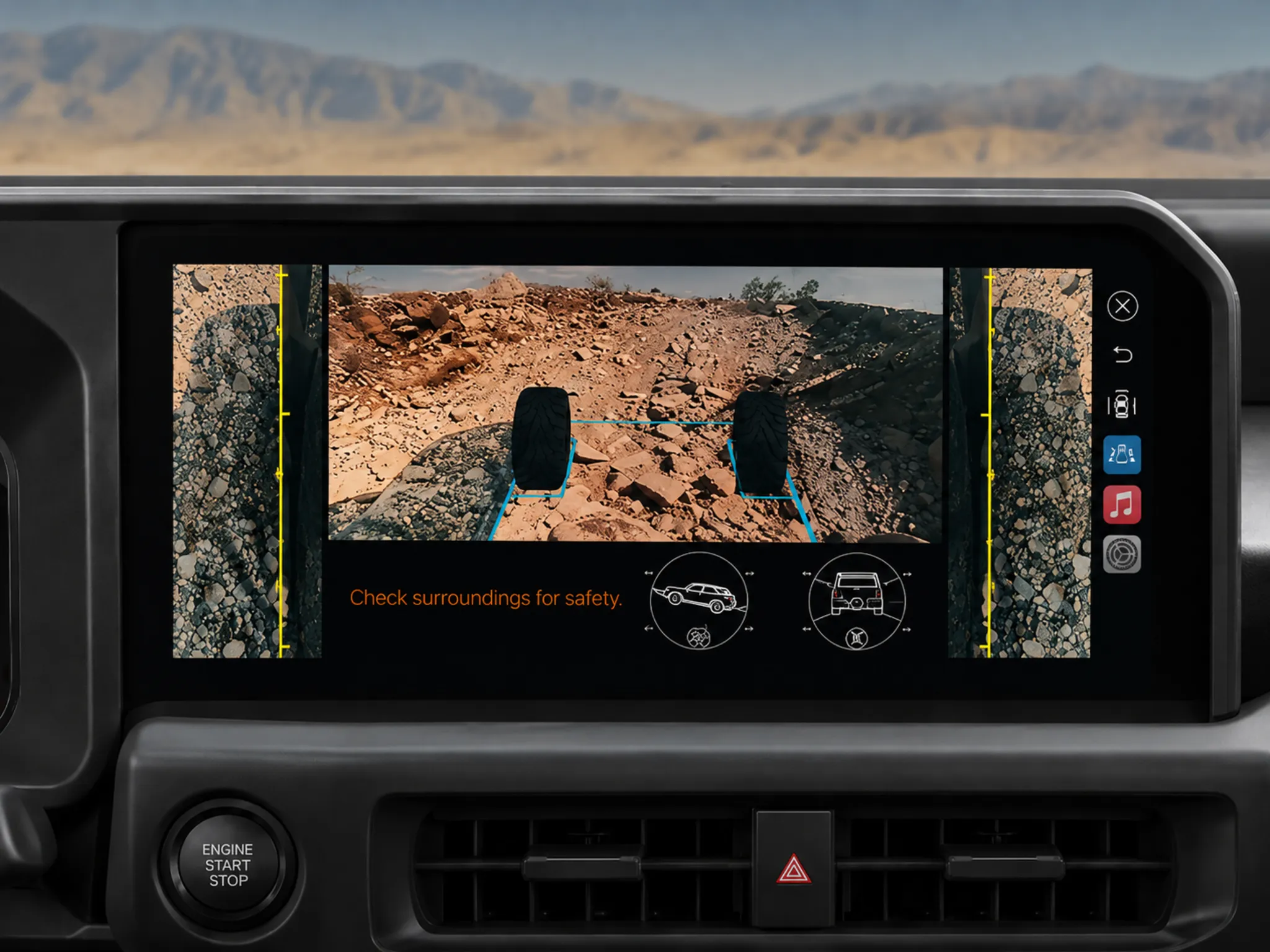 LAND CRUISER FJ -  - Camera toàn cảnh 360