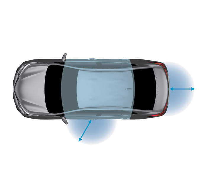 VIOS 1.5 E CVT (3 túi khí) - An toàn - Cảm biến đỗ xe